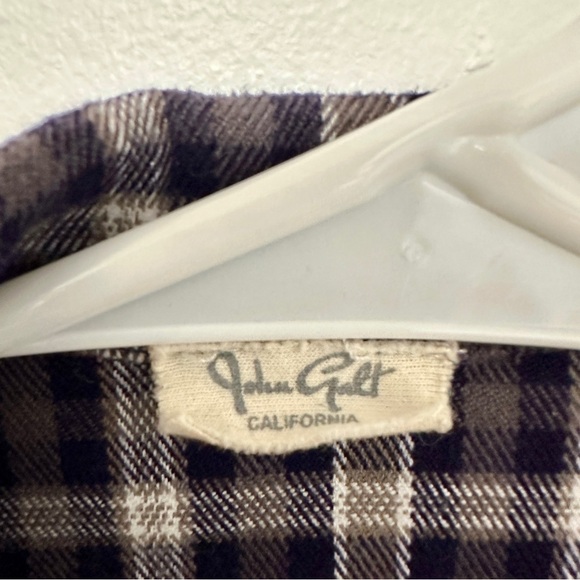 Brandy Melville Vivian Plaid Button Up Crop Top - Picture 3 of 4